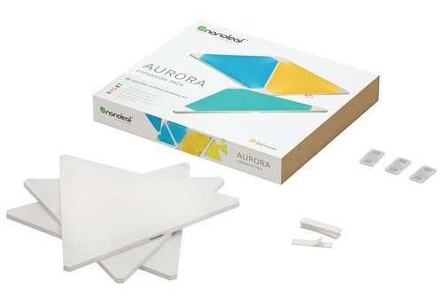 Kiegészítő nanoleaf Aurora 3 paneles RGBW LED panel csomag