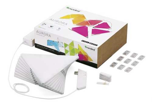 Apple HomeKit iOS Siri hangvezérlés  nanoleaf aurora LED panelek