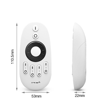 Mi-Light FUT006 távirányító monokróm LED szalaghoz, 4 zónás