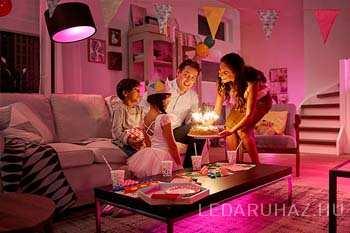 Philips hue led lakásvilágítás, színkeverés