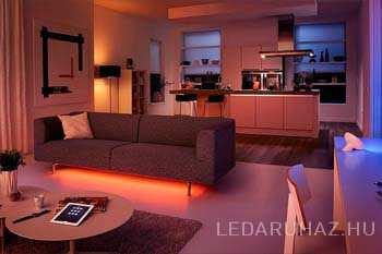 Philips Hue szoba LED világítás - amerikai konyha