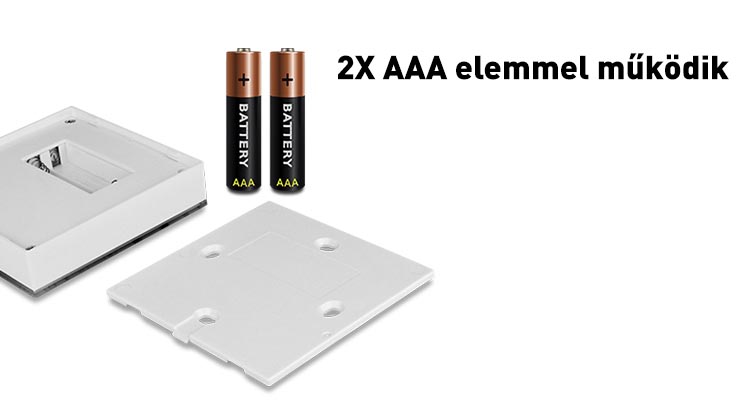 Mi-Light B1 CCT fali RF távvezérlő, elemes, 86x86 mm, 4 zónás